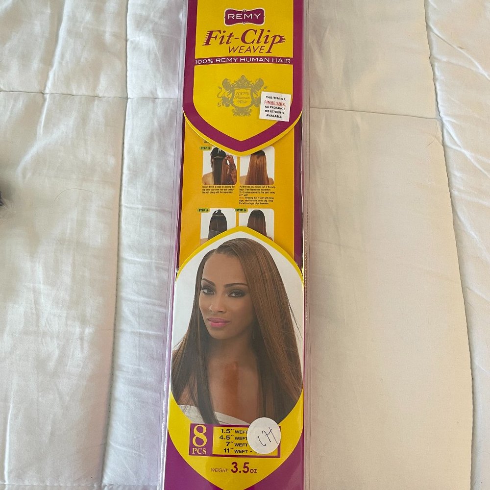 Remy - Janet Collection - Fit-Clip Weave - Blond, 14", PFR16/613, 8 pieces